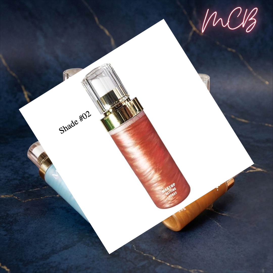 Private Label Natural Shimmer Makeup Setting Spray Shade #02