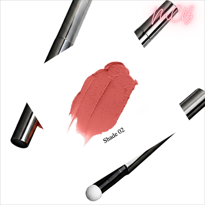 Private Label Natural Velvety Matte Texture Lip Gloss Shade 02