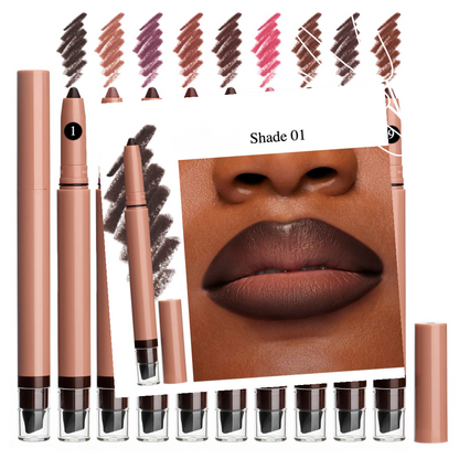 Private Label Natural Waterproof Creamy Lip Liner Shade 01