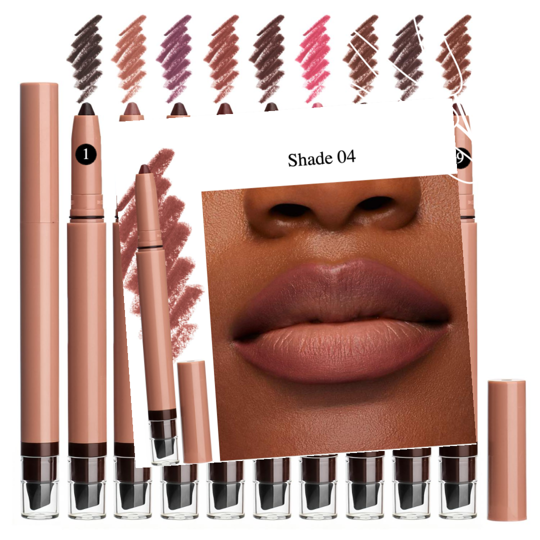 Private Label Natural Waterproof Creamy Lip Liner Shade 04