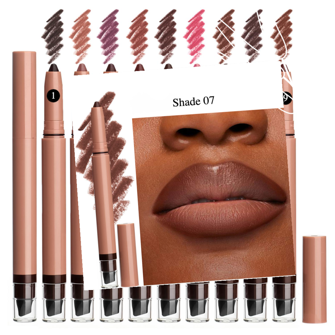 Private Label Natural Waterproof Creamy Lip Liner Shade 07