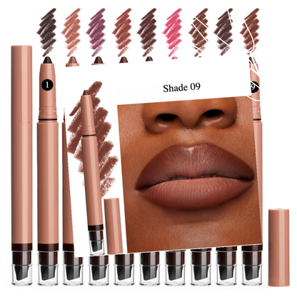 Private Label Natural Waterproof Creamy Lip Liner Shade 09