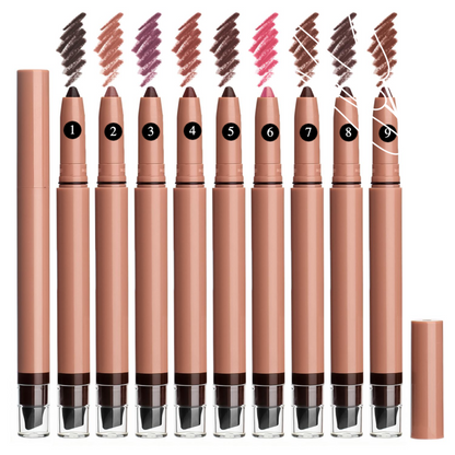 Private Label Natural Waterproof Creamy Lip Liner Shade Option