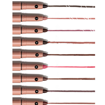 Private Label Natural Waterproof Creamy Lip Liner Shade Option 1