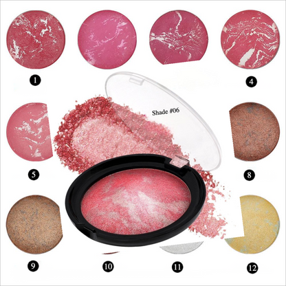 Private Label Nature Baked Blush Powder Shade 6