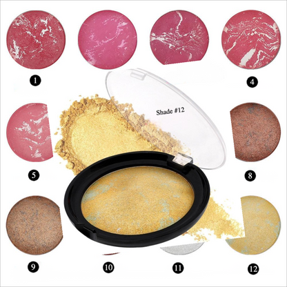 Private Label Nature Baked Blush Powder Shade 12