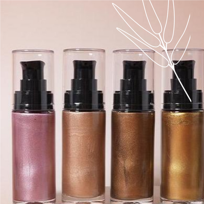 Private Label Nature Body Shimmer Oil Shades Chart