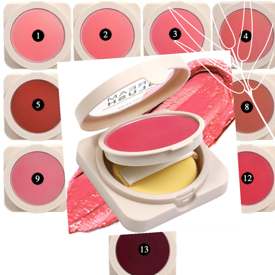 Private Label Organic Long Last Pigmented Cream Blush