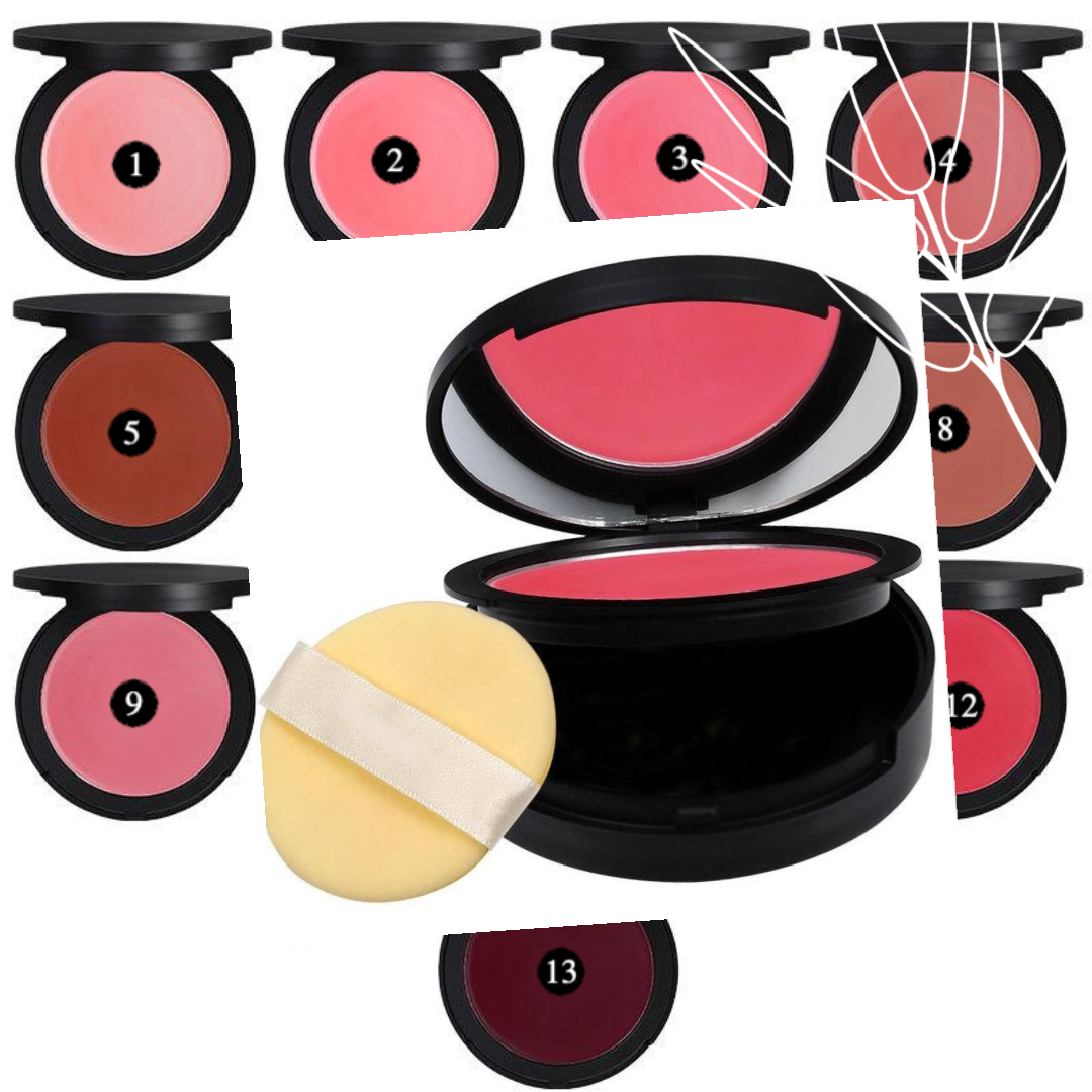 Private Label Vegan Multi-Purpose Long Last Pigmented Cream Blush