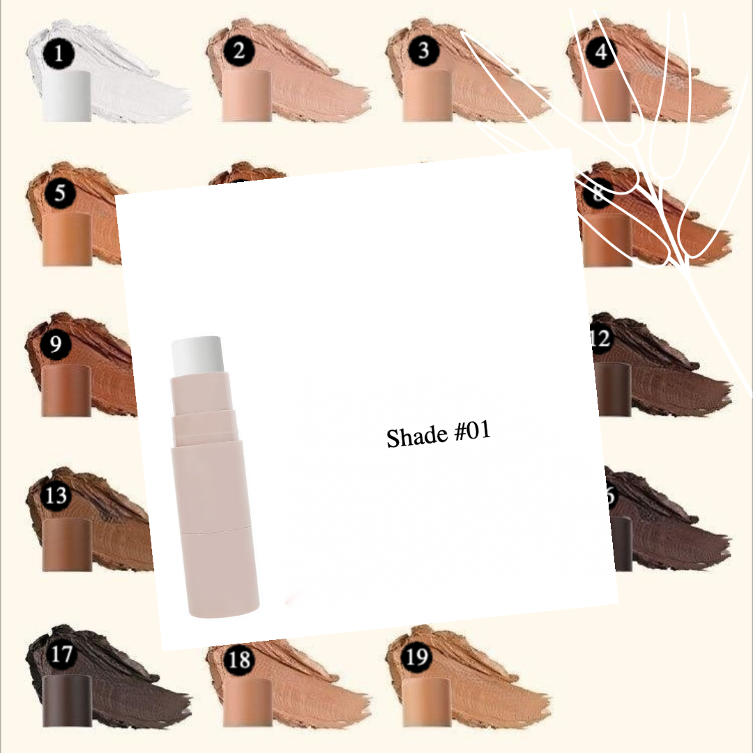 Private Label 3-in-1 Foundation, Contour & Concealer Stick Shade 1