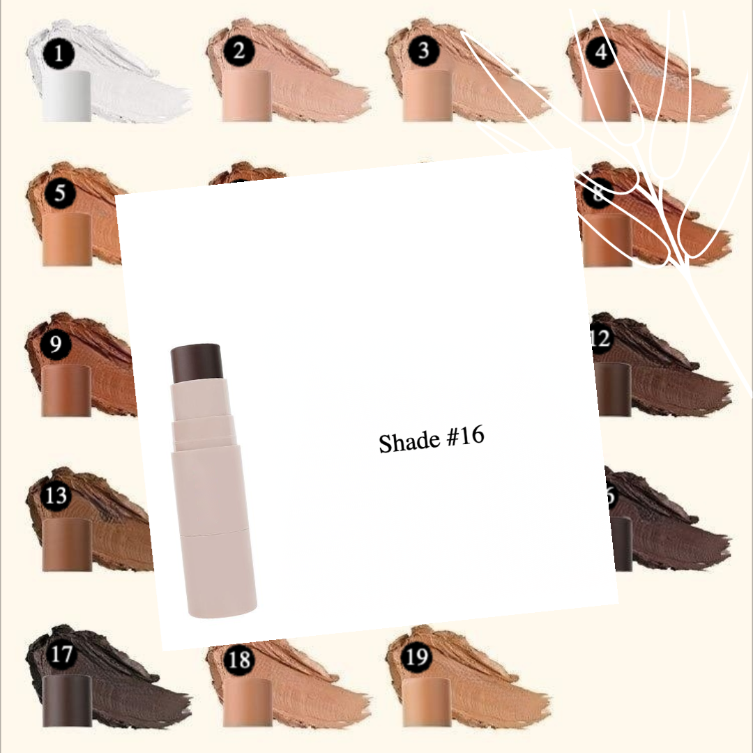 Private Label 3-in-1 Foundation, Contour & Concealer Stick Shade 16