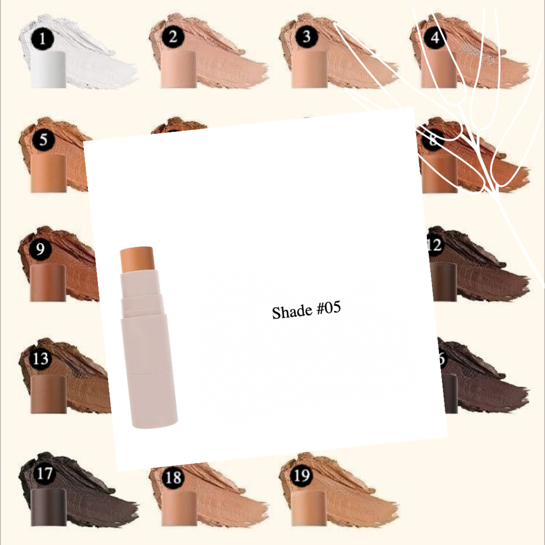 Private Label 3-in-1 Foundation, Contour & Concealer Stick Shade 5