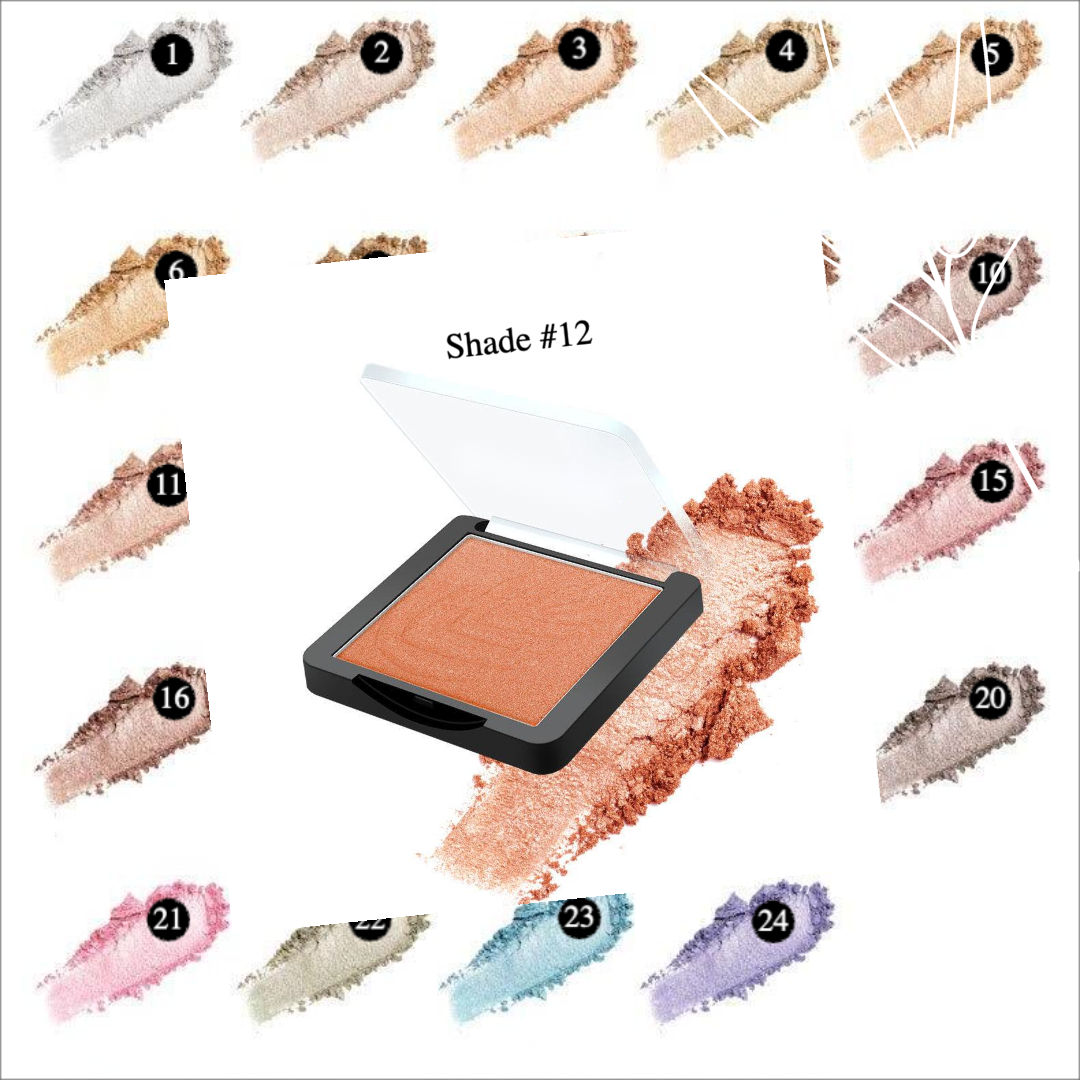 Private Label Makeup Highlighter Palette Shade 12