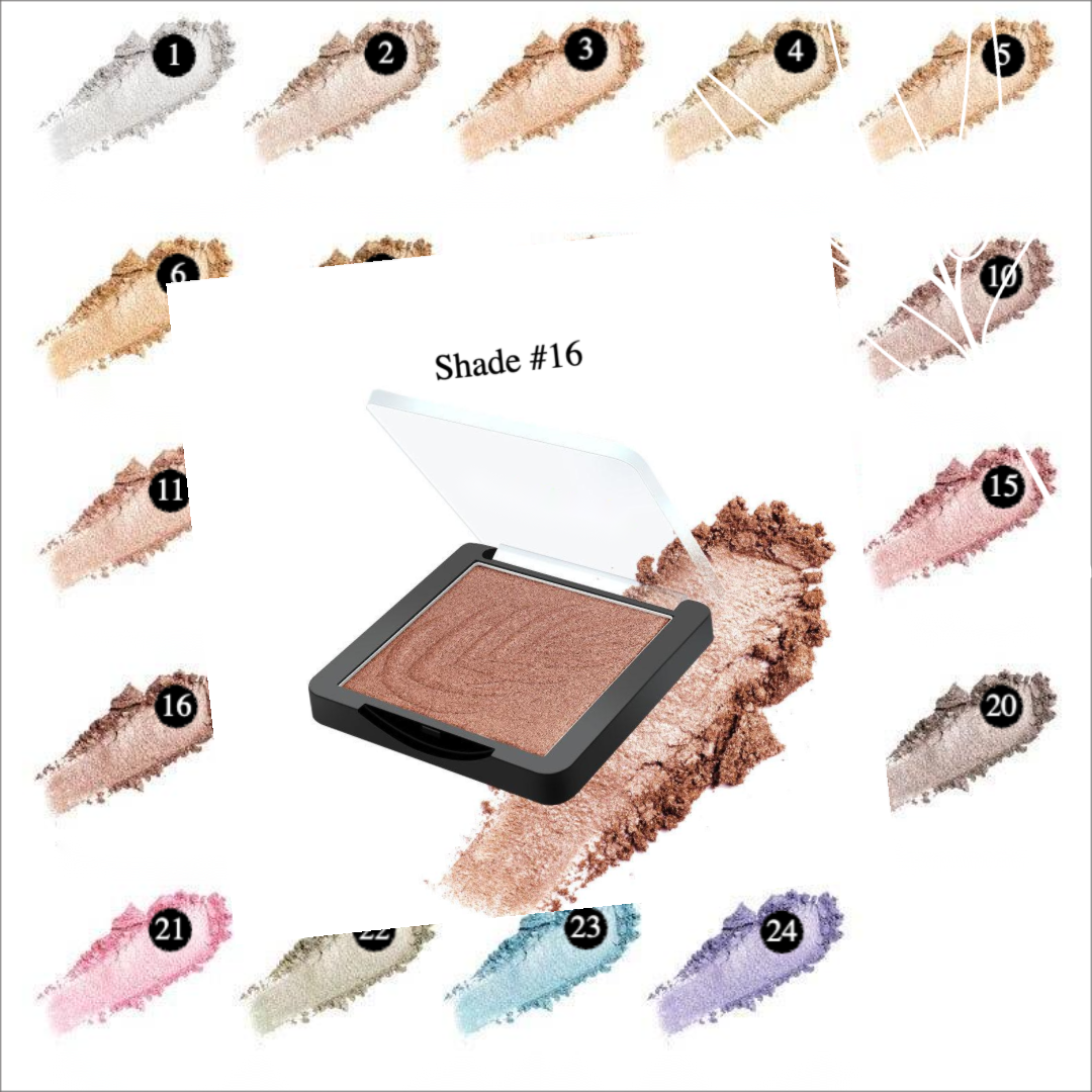 Private Label Makeup Highlighter Palette Shade 16