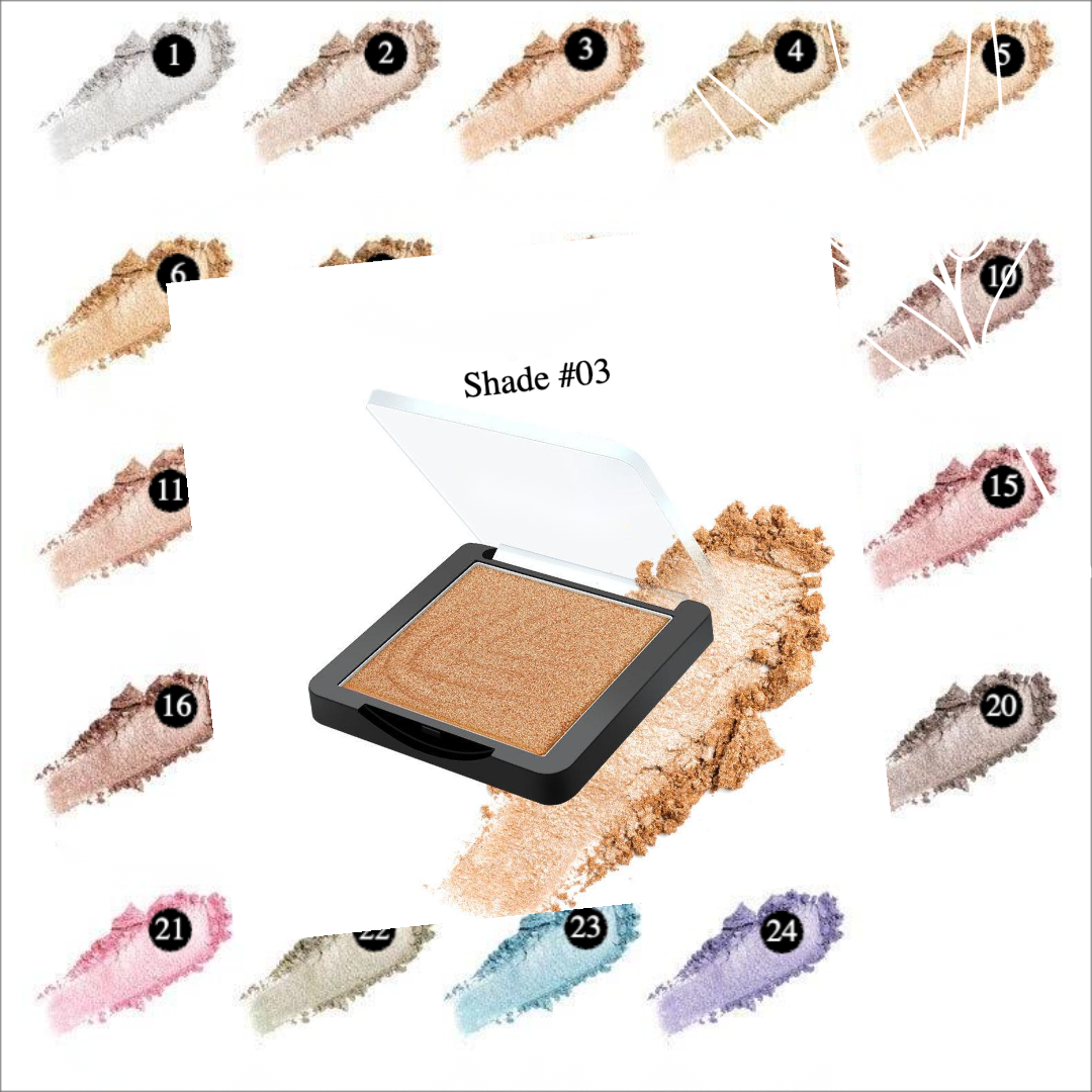 Private Label Makeup Highlighter Palette Shade 3