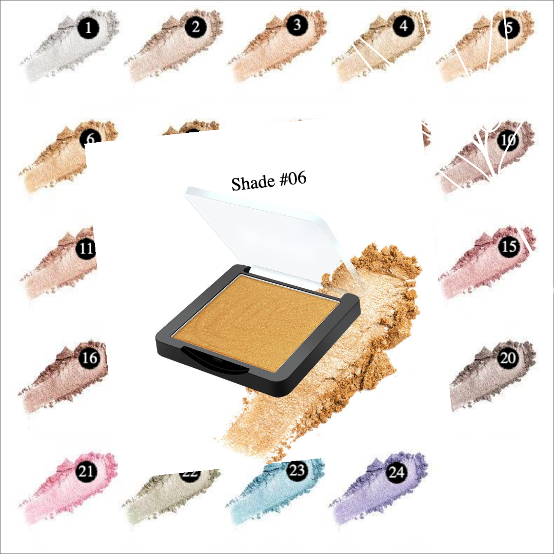 Private Label Makeup Highlighter Palette Shade 6