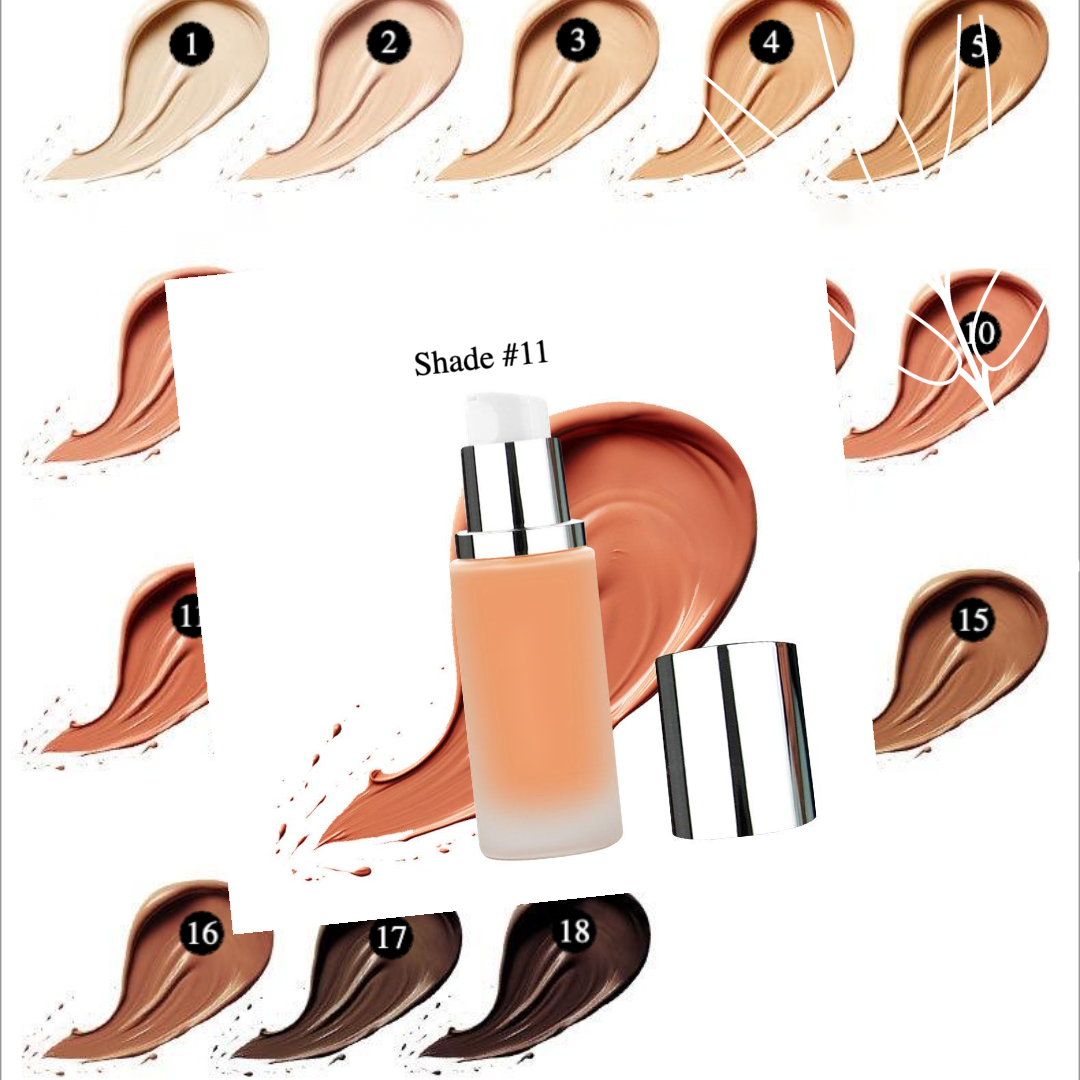 Private label cosmetics liquid foundation Shade 11