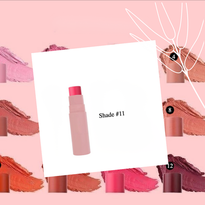 Private Label Organic Blush Stick -  Shades 11