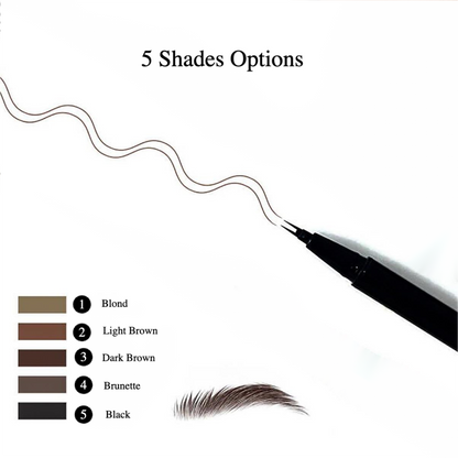 Private Label Ultra Fine Duel Tip Liquid Eyebrow pencil