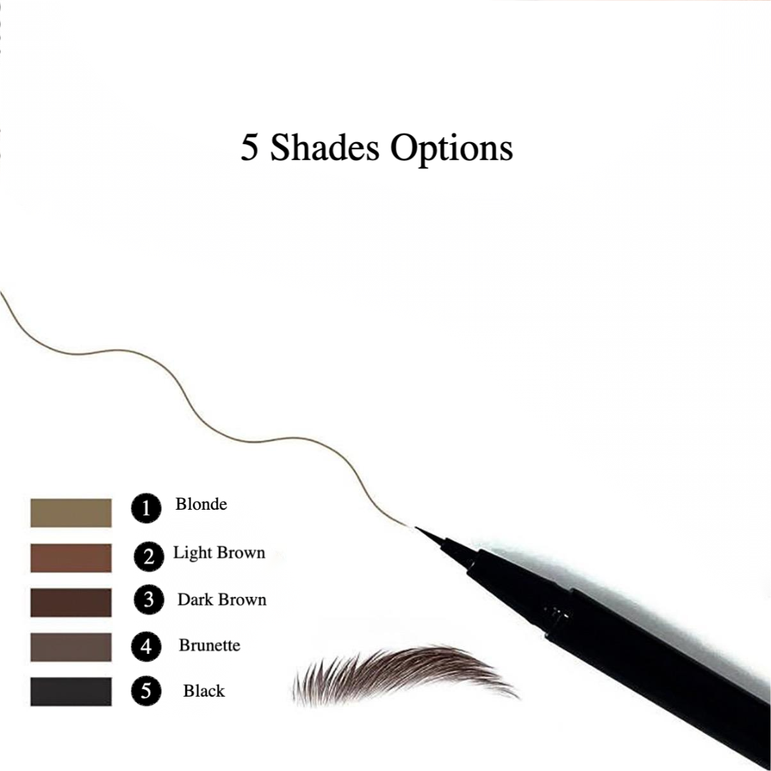 Private Label Ultra Fine Single Tip Liquid Eyebrow pencil