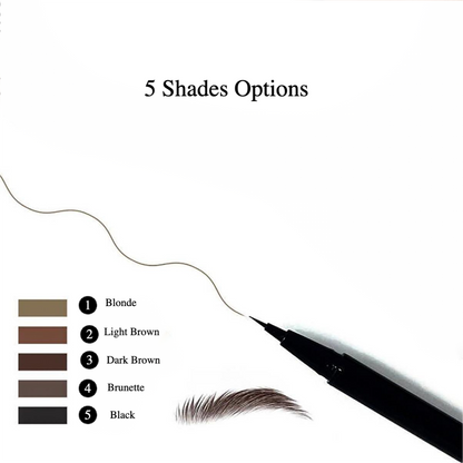Private Label Ultra Fine Single Tip Liquid Eyebrow pencil