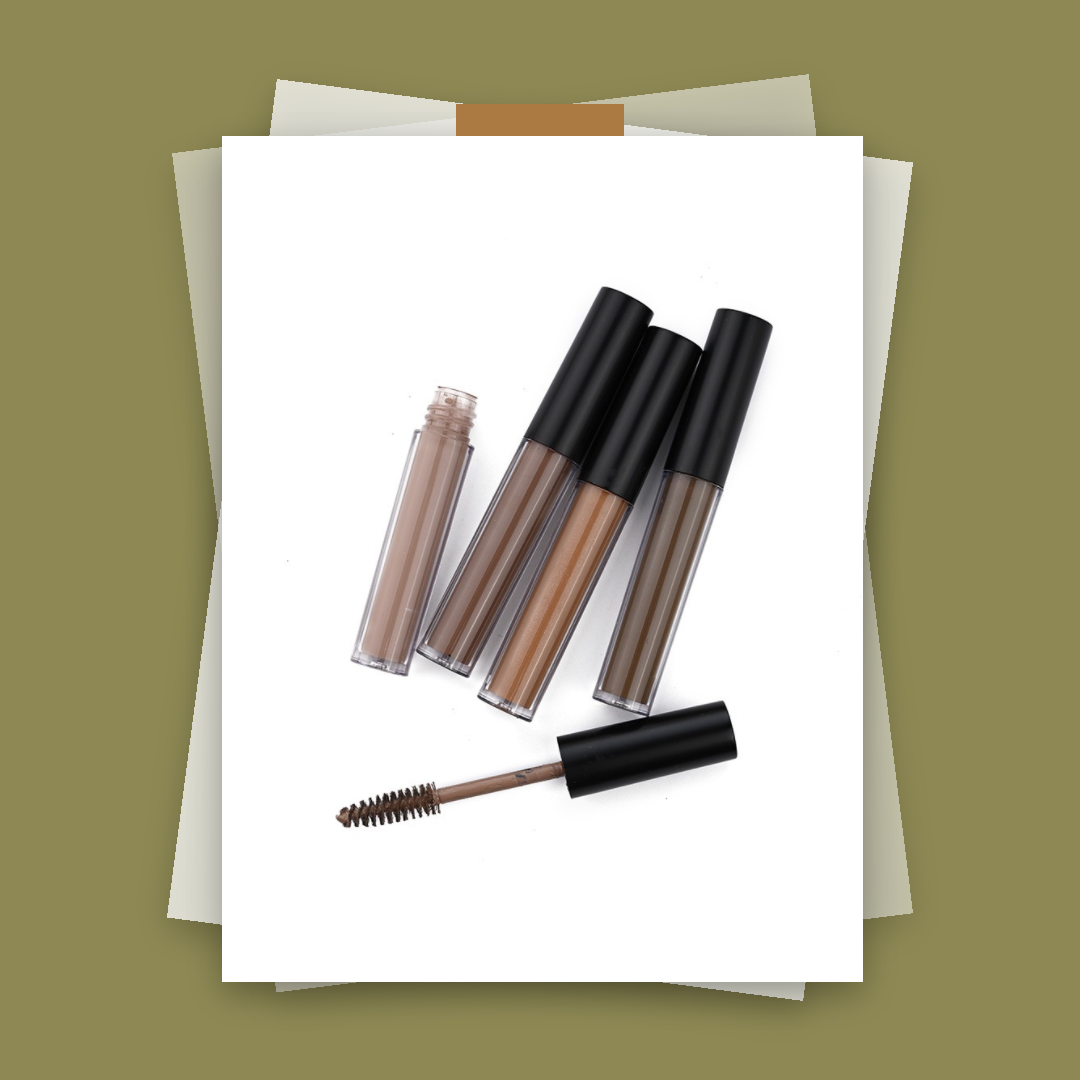 Eyebrow Label Indesign Private Label Organic Color Eyebrow Gel - 4 Shades for Defined, Natural ...