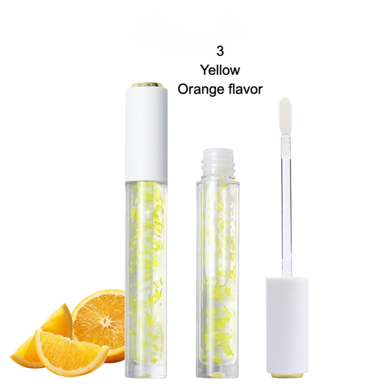 Private label lip oil Yellow-orange flavor color code No.3