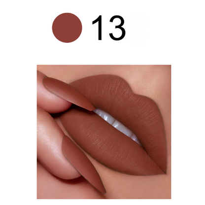 Private label matte velvet lipstick color code No.13