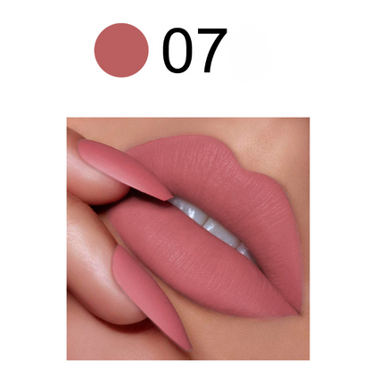 Private label matte velvet lipstick color code No.7