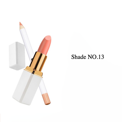 Private Label Matte Lipstick and Lip Liner Set Shade No.13