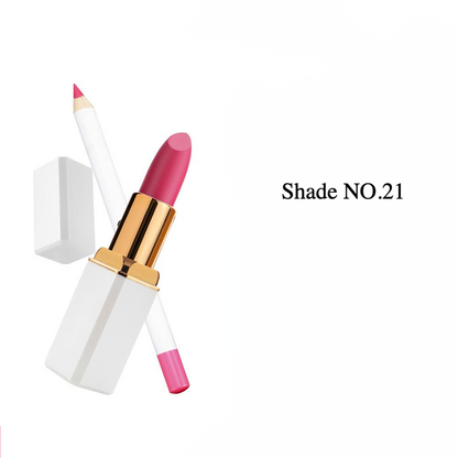 Private Label Matte Lipstick and Lip Liner Set Shade No.21