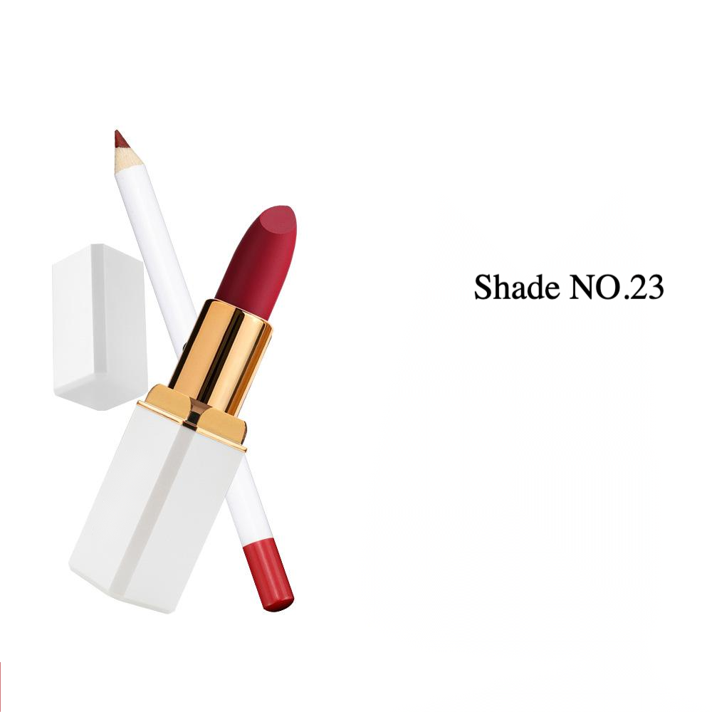 Private Label Matte Lipstick and Lip Liner Set Shade No.23