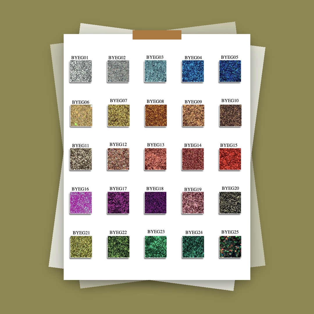 Private Label Square Glitter Eyeshadow - 27 Sparkling Shades