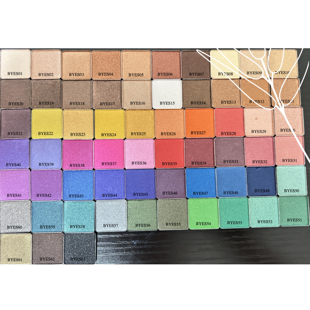 Private Label Square Shimmer Eyeshadow 63 Shades