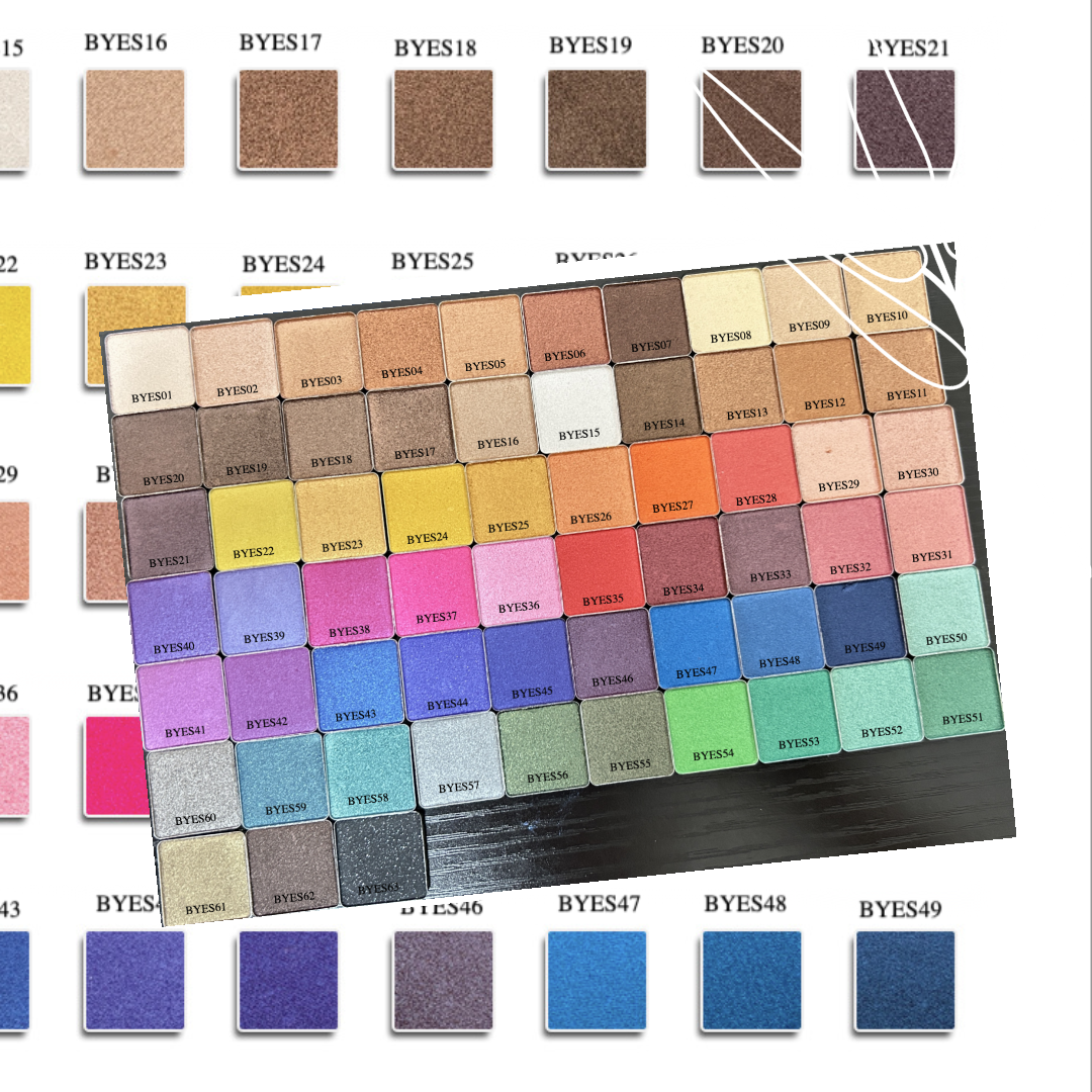 Private Label Square Shimmer Eyeshadow 63 Shades