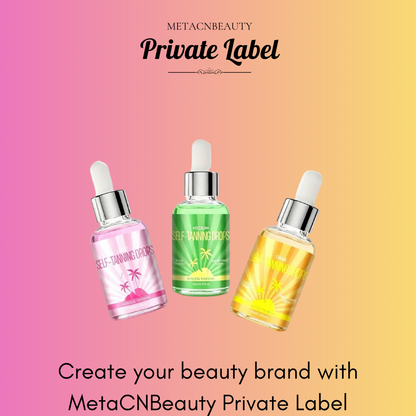 Private Label Natural Refreshing Non-Sticky Facial Tanning Essence