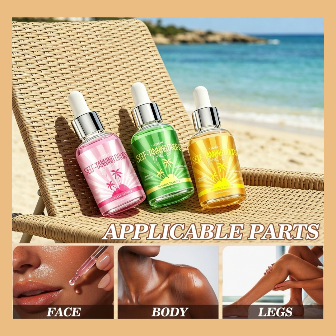Private Label Natural Refreshing Non-Sticky Facial Tanning Essence
