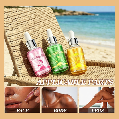 Private Label Natural Refreshing Non-Sticky Facial Tanning Essence