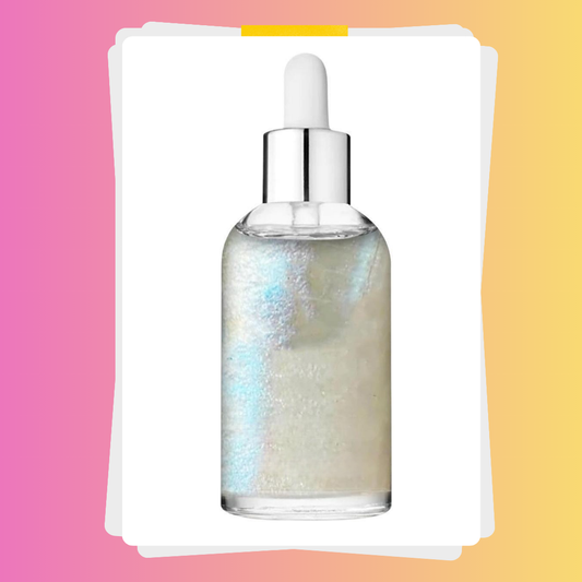 Private Label Shimmer Body Oil | Crystal Liquid Highlighter | Multi-Use | OEM/ODM