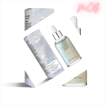 Private Label Shimmer Body Oil | Crystal Liquid Highlighter | Multi-Use | OEM/ODM