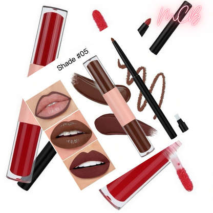 Private Label Natural Lip Liner & Gloss Set shade05