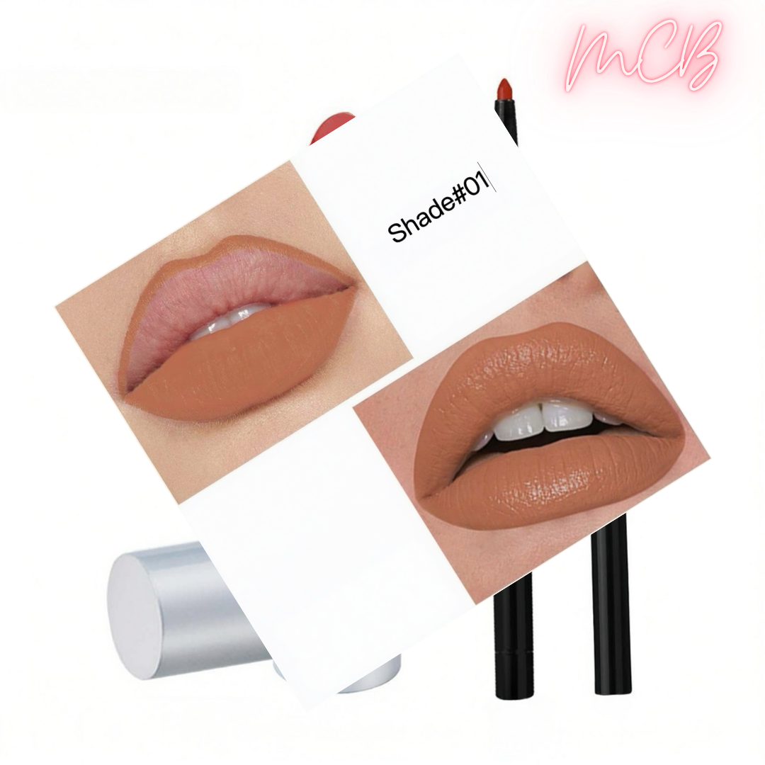 XHOQ0718 Private Label Natural Lip Liner & Moisturizing Lipstick Set shade01