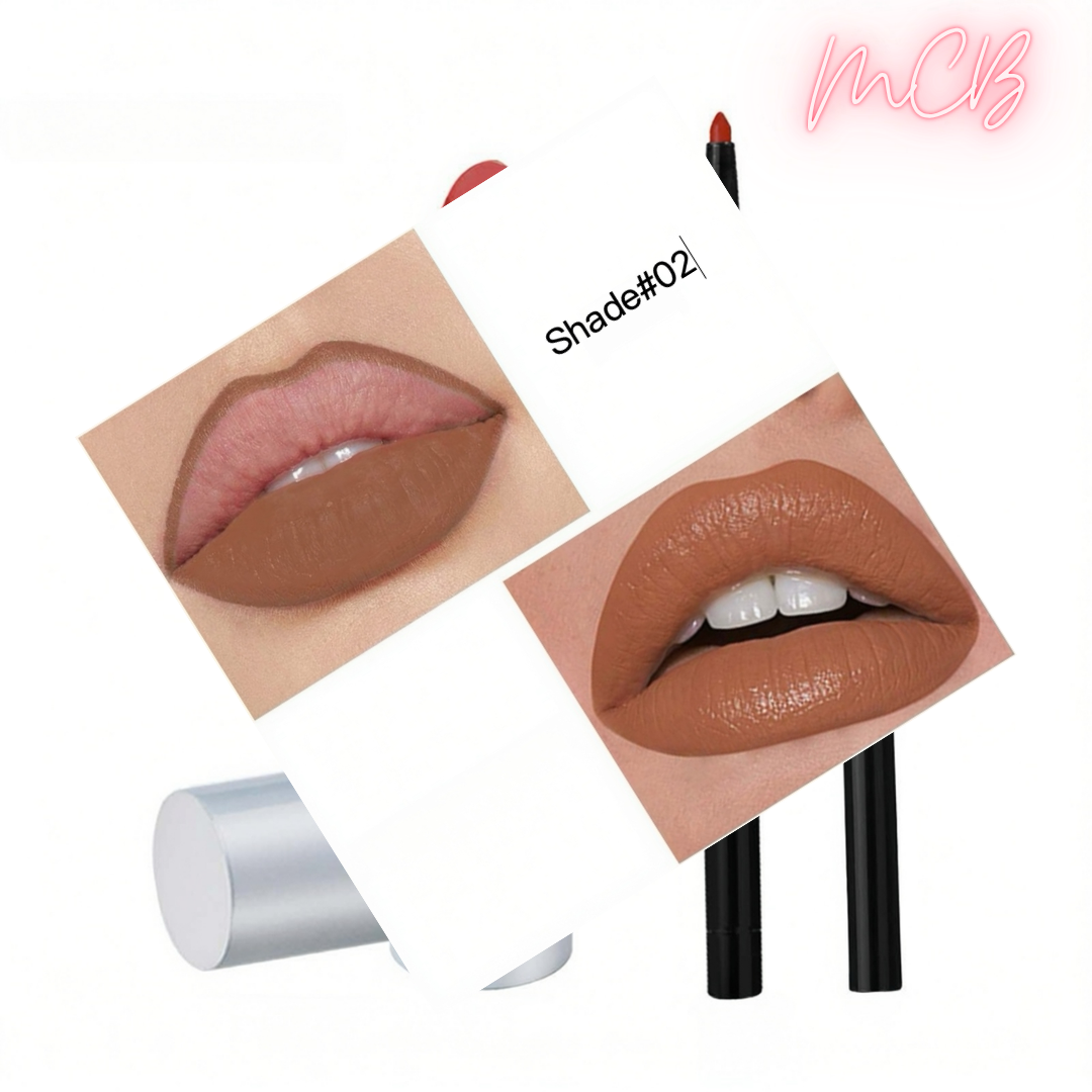 XHOQ0718 Private Label Natural Lip Liner & Moisturizing Lipstick Set shade02