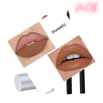 XHOQ0718 Private Label Natural Lip Liner & Moisturizing Lipstick Set shade02