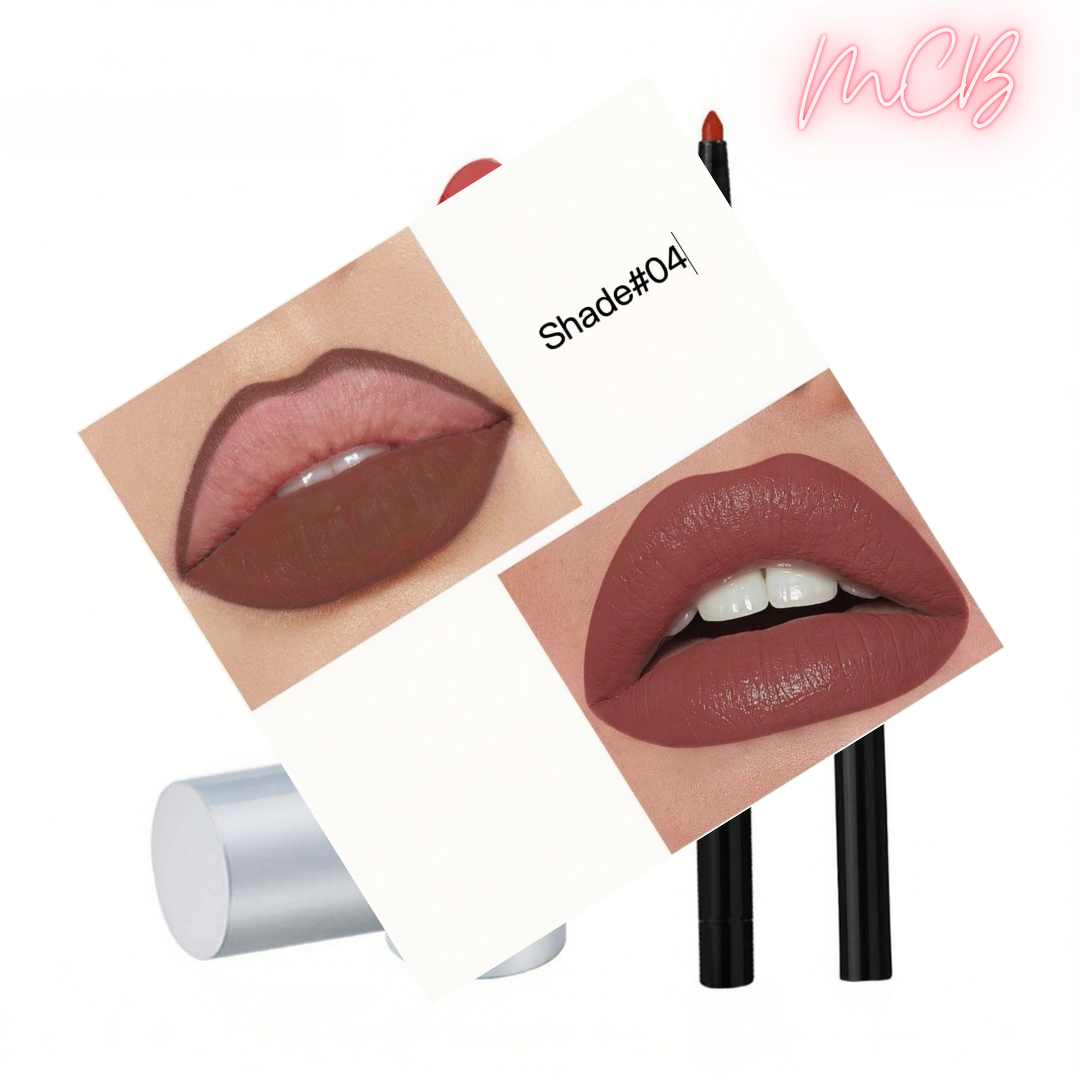 XHOQ0718 Private Label Natural Lip Liner & Moisturizing Lipstick Set shade04