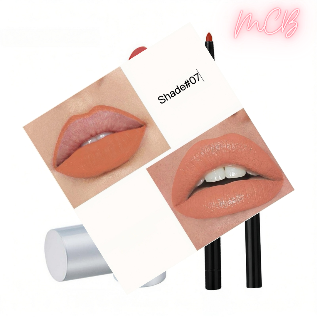 XHOQ0718 Private Label Natural Lip Liner & Moisturizing Lipstick Set shade07