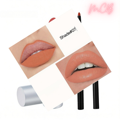 XHOQ0718 Private Label Natural Lip Liner & Moisturizing Lipstick Set shade07