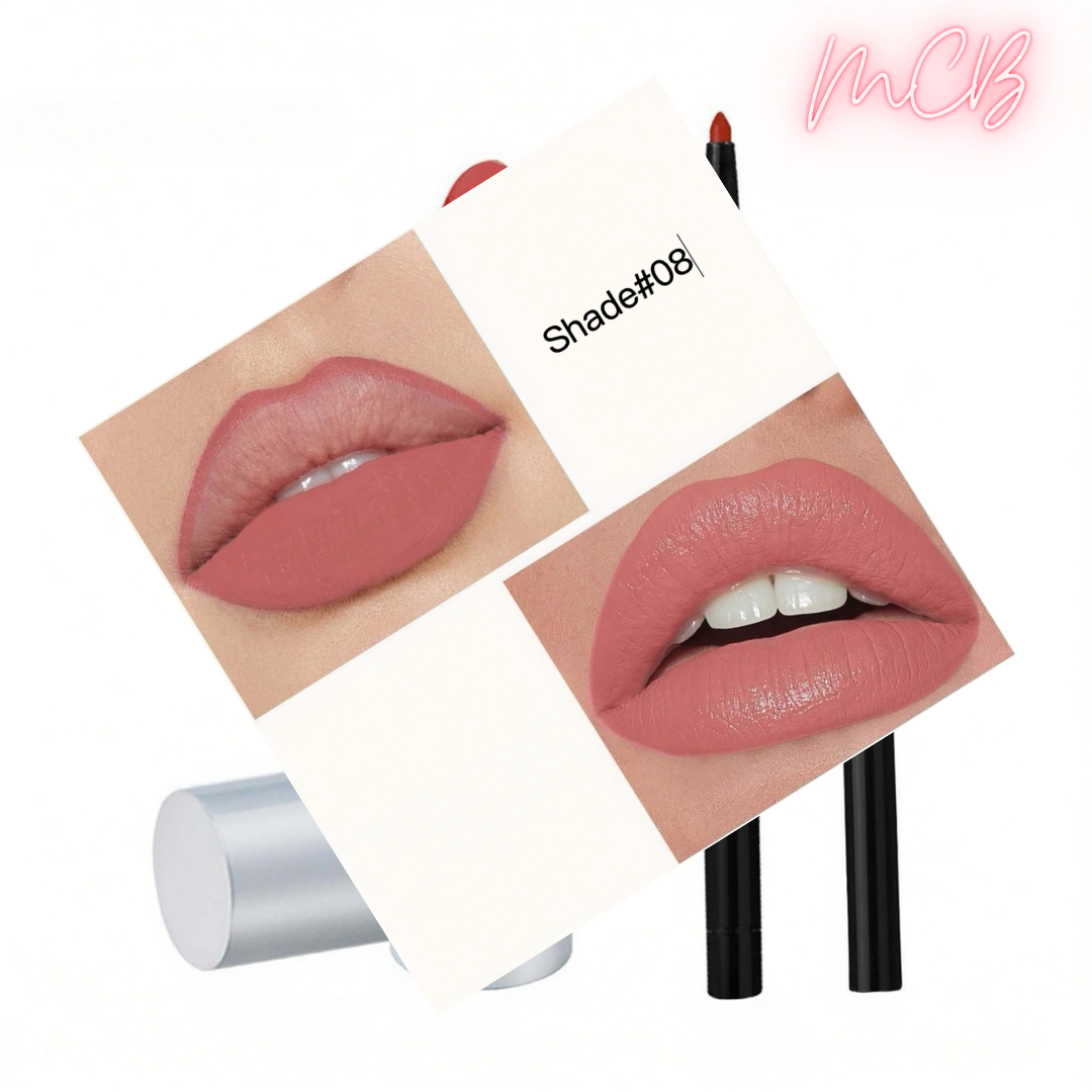 XHOQ0718 Private Label Natural Lip Liner & Moisturizing Lipstick Set shade08