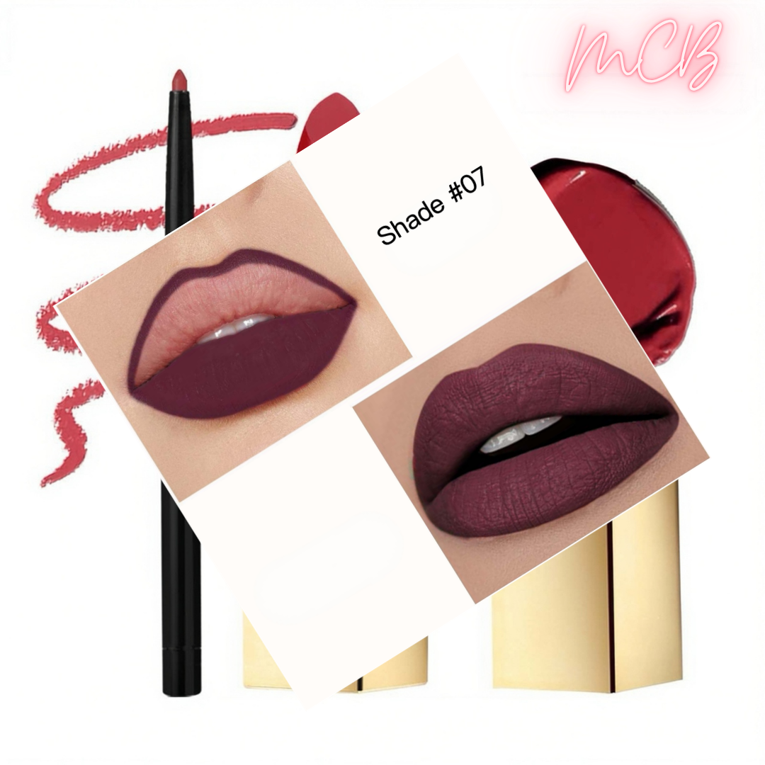 Private Label Natural Lip Liner & Matte Lipstick Set shade07