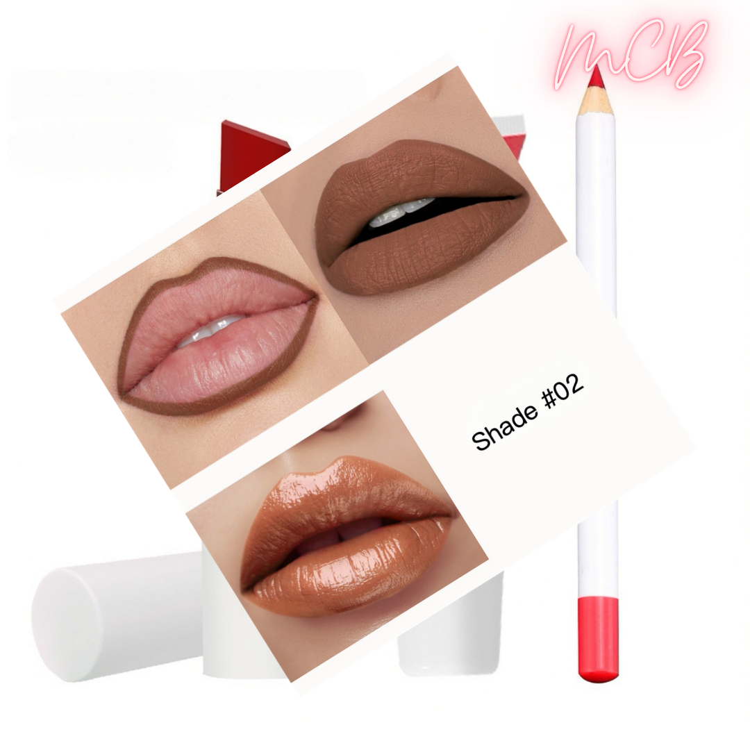 XHOQLS097 Private Label Natural  lip liner , lip gloss  and lipstick set shade02